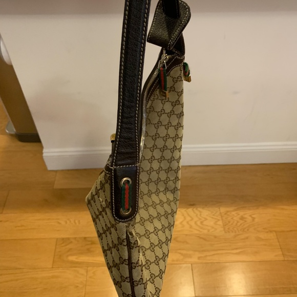 Authentic Gucci Monogram Hobo Bag - Picture 4 of 5